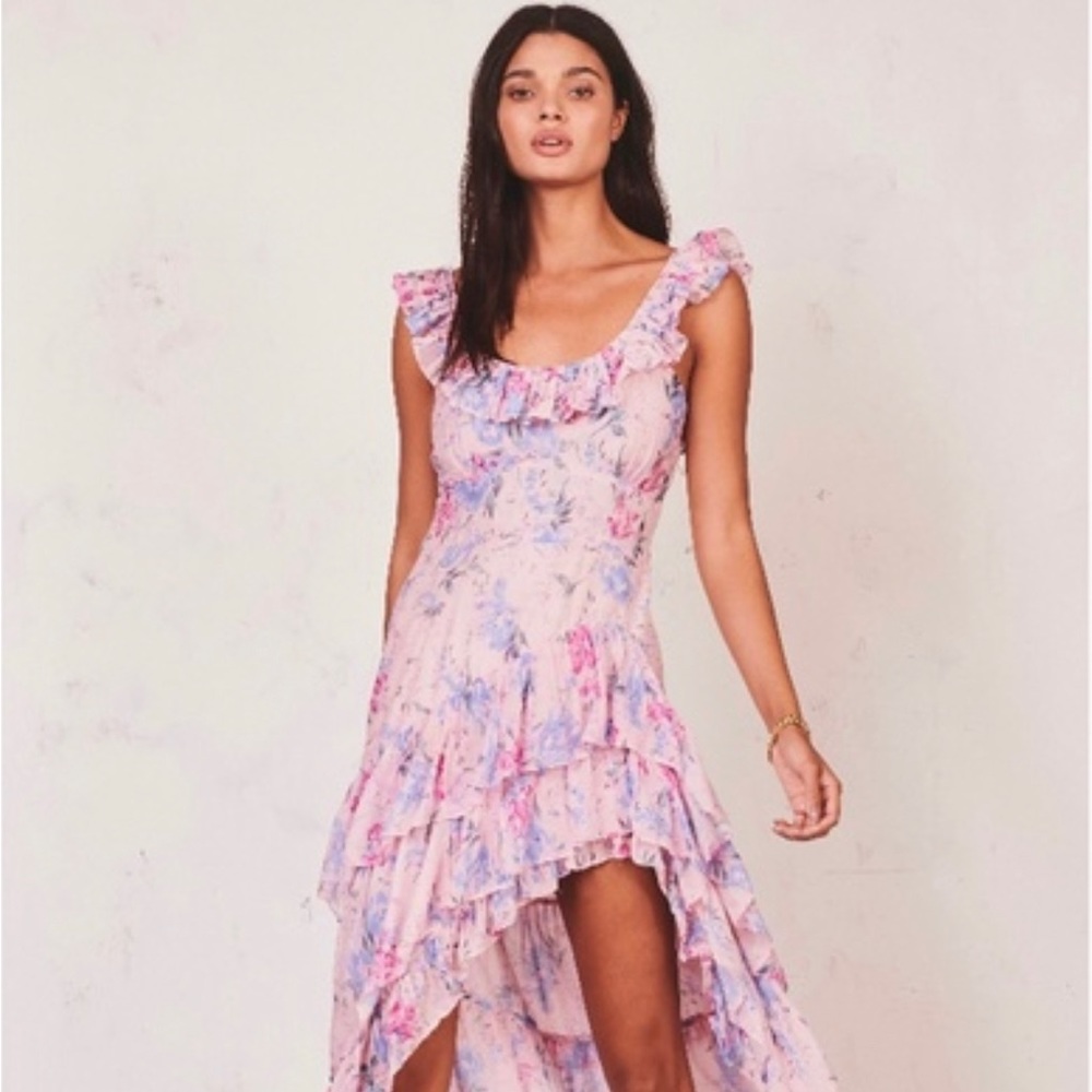 NWT Loveshackfancy Winslow Dress in Whispering Lilac size 2